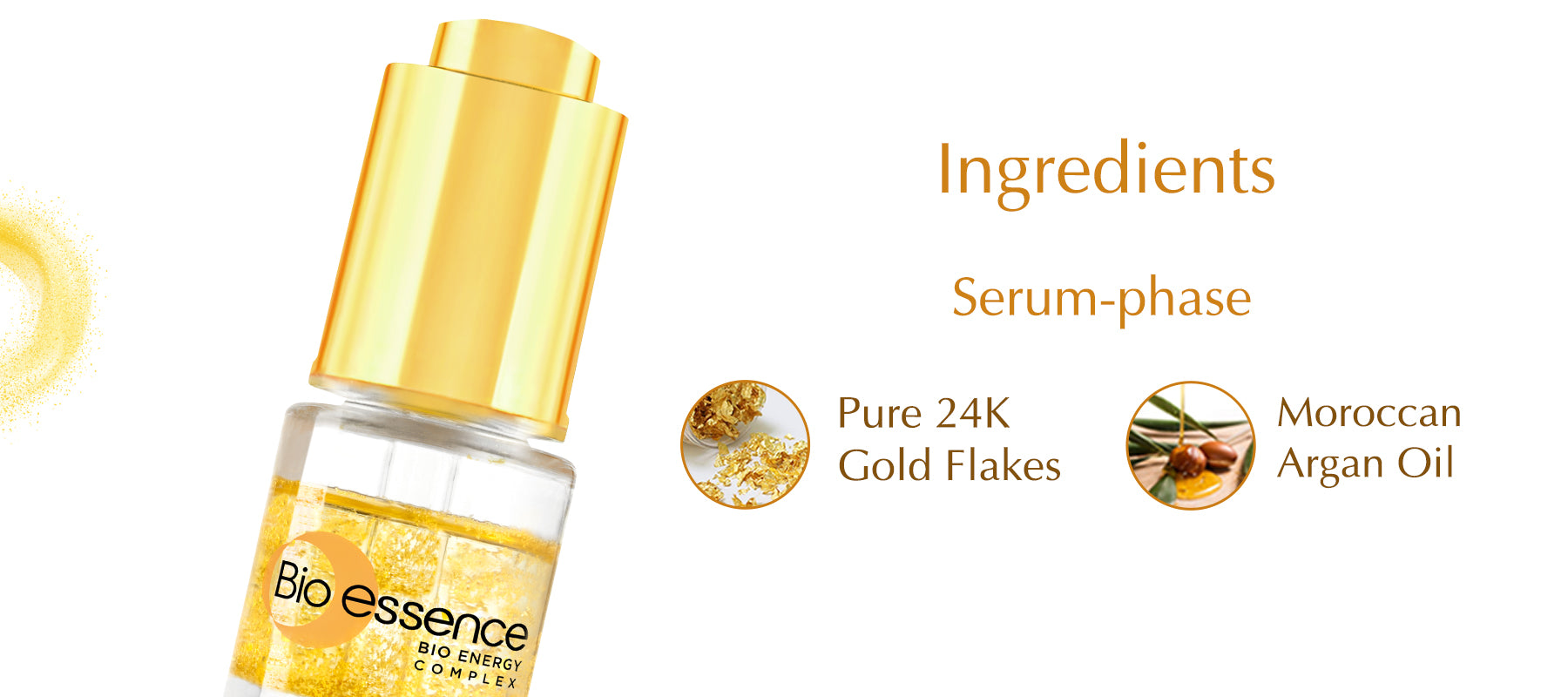 Gold
Gold Elixir
Niacinamide
Vitamin C
Vit.C
Lactic Acid
Argan Oil
Moroccan Argan Oil
Brighter Skin
Glow
Serum
hyaluronic acid
Ceramide